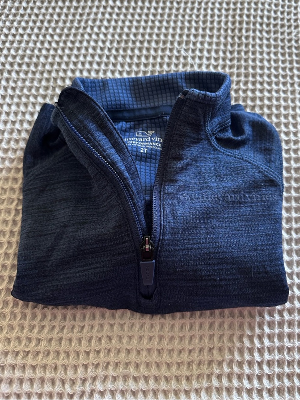Vineyard Vines Performance Quarter Zip Pullover - 2T